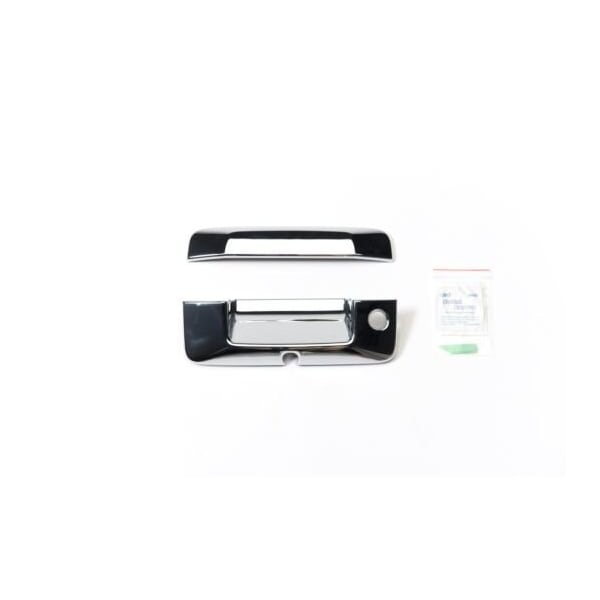 Putco Pillar Post Cover, Chrome Plated; ABS Plastic; With Tailgate Handle Trim; With Keyhole; With 400142 - main