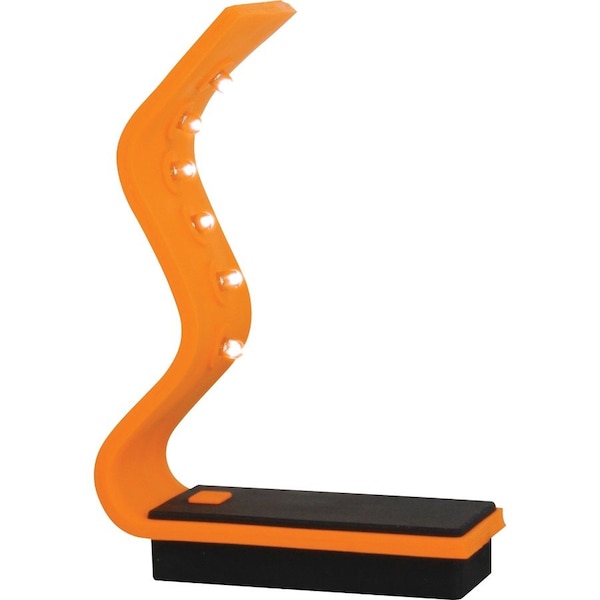 Mobile Ops Magnetic Silicone Orange 6 LED Flex ORANGE Flashlight 3 Functions Handsfree 42640 - main