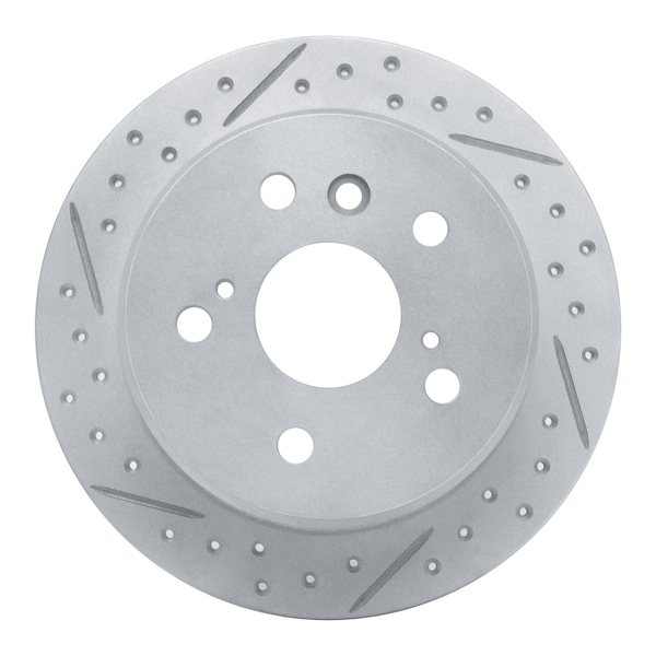 Dynamic Friction Co DFC Geoperformance Rotor - Drilled and Slotted 830-76076L - main