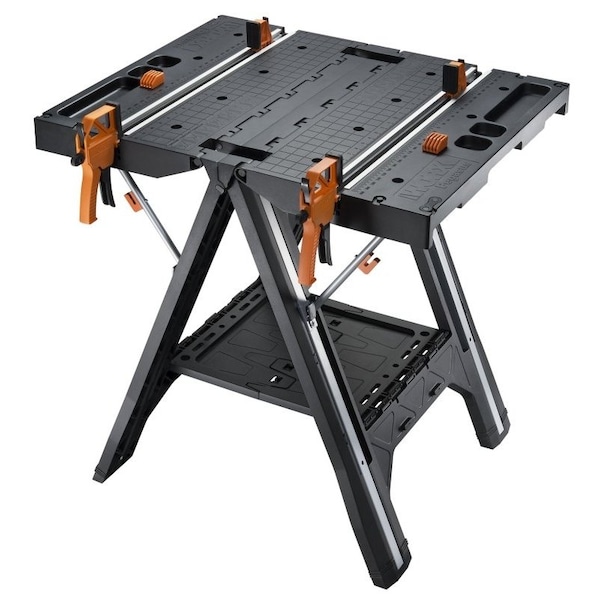 Positec ROCKWELL Folding Work Table with Quick Clamps, 25 in OAW, 31 in OAH, 300 lb Capacity WX051 - main