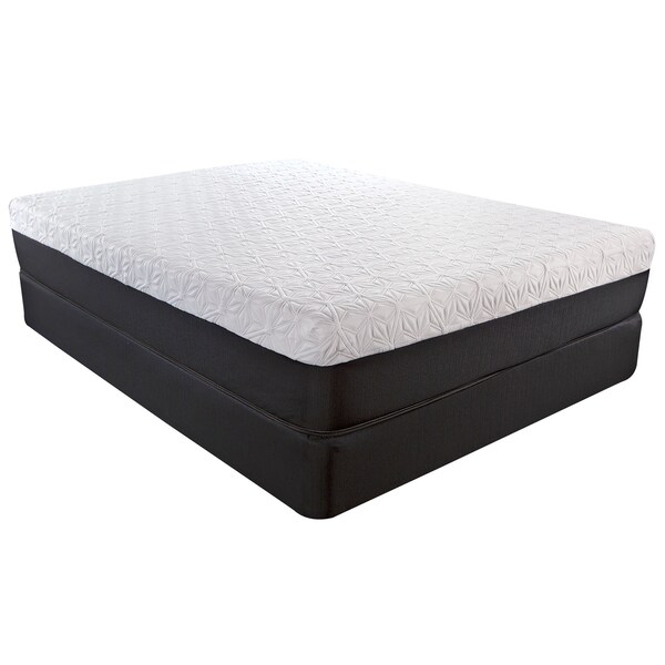 Homeroots 12" Foam Copper Infused Gel Memory Foam Mattress 391694 - main