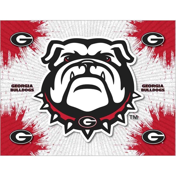 Holland Bar Stool Co University of Georgia (Bulldog) Logo 24"x32" Canvas Wall Art LCnvs2432GA-Dog - main