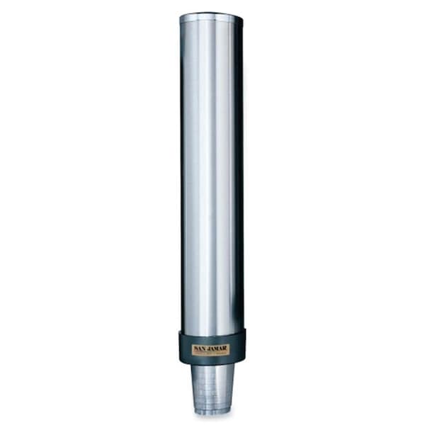 San Jamar Cup Dispenser Adjustable 12 to 24 oz. Stainless Steel SJMC3400P - main