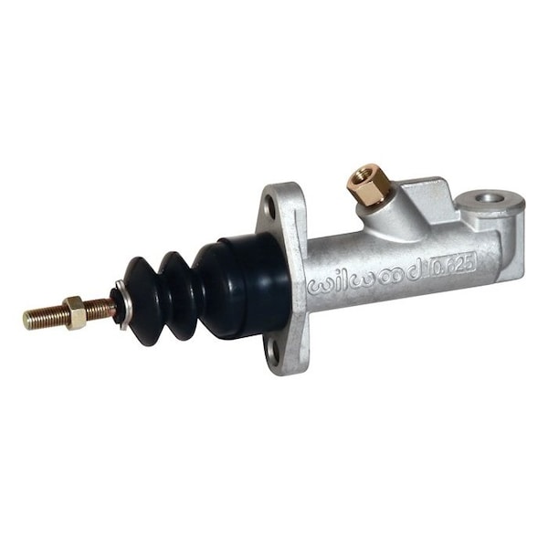 Wilwood BRAKE MASTER CYLINDER Compact Remote Reservoir 58 Inch Bore Size Single 3824 Inch Outlet Port 260-6087 - main