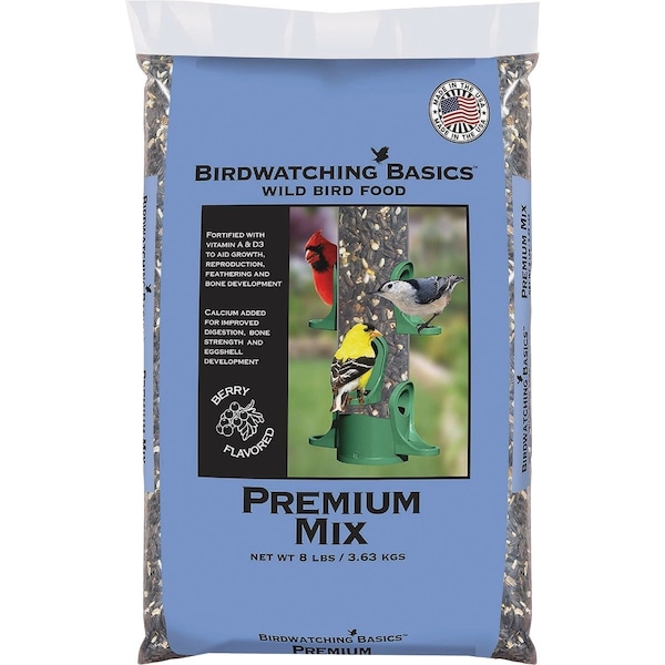 Birdwatching Basics 8 Lb. Premium Blend Wild Bird Food 1160 - main