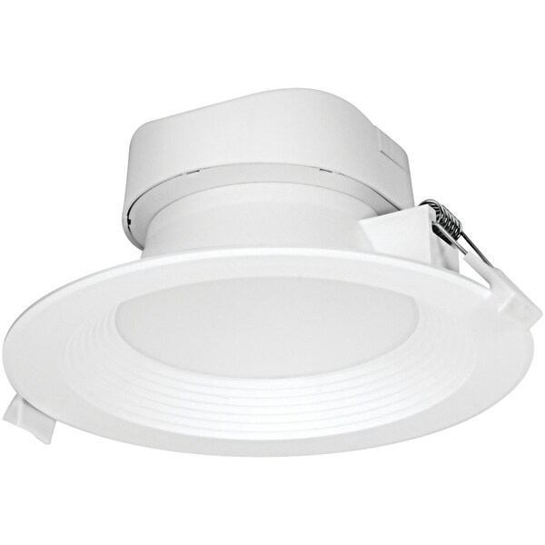Satco 5''/6'' Direct Wired IC Rated White 4000K LED Recessed Light Kit S39028 - main