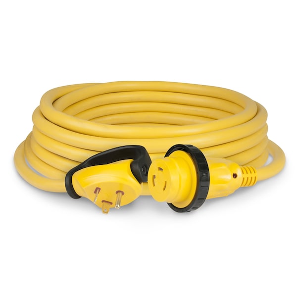 Marinco Power Supply Cord, 3 Prong Male Plug On Park Side And Female Connector On RV Side 30SPP.RV - main