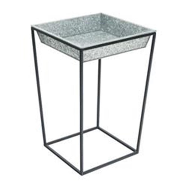 Achla Designs Achla Arne Stand with Galvanized Tray, Tall FB-46G3 - main