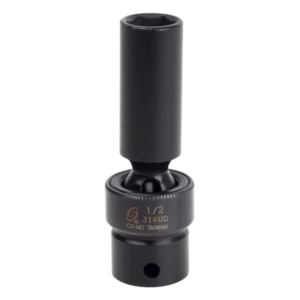 Sunex 3/8 in Drive 1/2 in Deep Universal Impact Socket 316UD - main