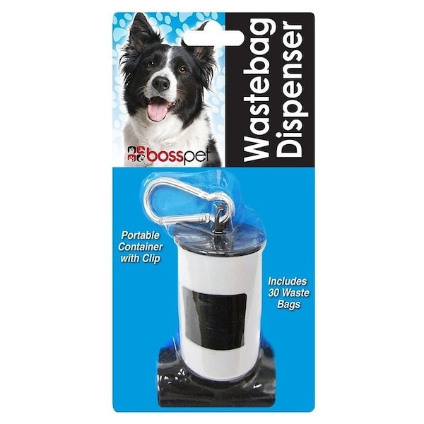 Boss Pet Boss Pet Dog Waste Bag Dispenser, Plastic, Black 52113 - main