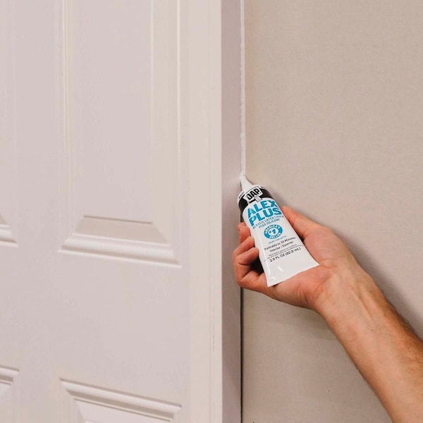 Dap Alex Plus 2.8 Oz. All-Purpose White Siliconized Acrylic Latex Caulk 7079800956 - main