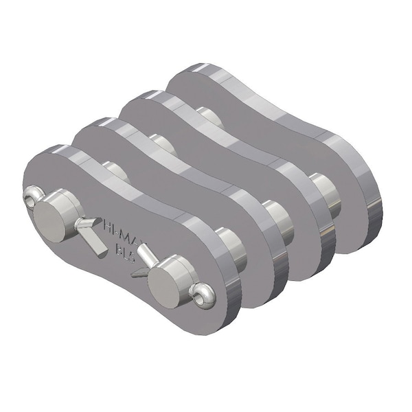Senqcia Hi-Max Double Strand Cottd Connecting Link w/4 x 6 Lacing, BL546 chain, 5/8 P, .234 Pin BL546HMCL - main