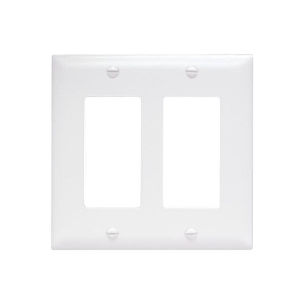 Pass & Seymour Wht 2G Decor Wall Plate TP262WCC30 - main