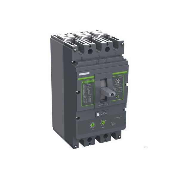 Noark MCCB - 1103229 - UL489 - 3P3d - 250A rated - lug connections - 800Vac - 50kA M2HVS250T3L - main