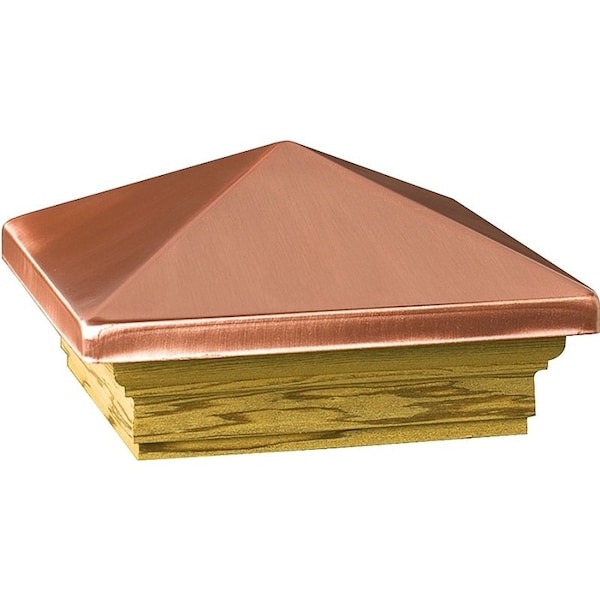 Maine Ornamental 72223 Post Cap, 3-1/2 x 3-1/2 in Post/Joist, 4 in L, 4 in W 72223 - main