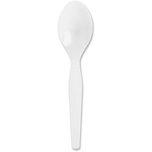 Genuine Joe Heavyweight Disposable Spoons - White, 1000PK GJO30402 - main