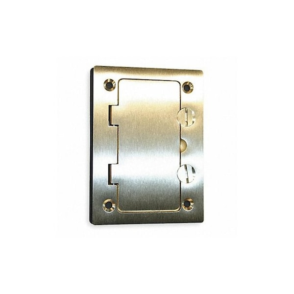 Hubbell Wiring 1-Gang Cover, Rectangular, StyleLine Decorator, Brass S3826 - main