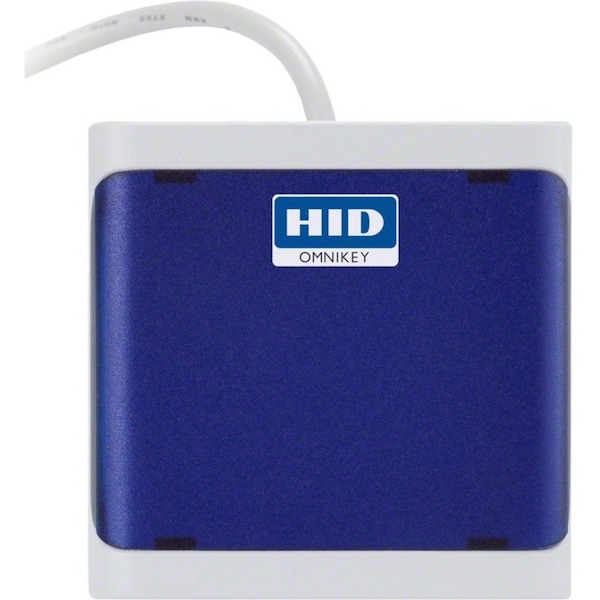 Hid OMNIKEY 5022 Smart Card Reader - Contactless - Cable - USB 3.0 - Dark Gray R50220318-GR - main