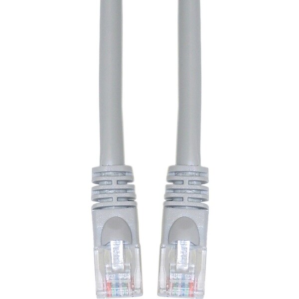 Cable Wholesale Cat5e Gray Copper Ethernet Patch Cable, Snagless/Molded Boot, POE Compliant, 35 foot 10X6-02135 - main