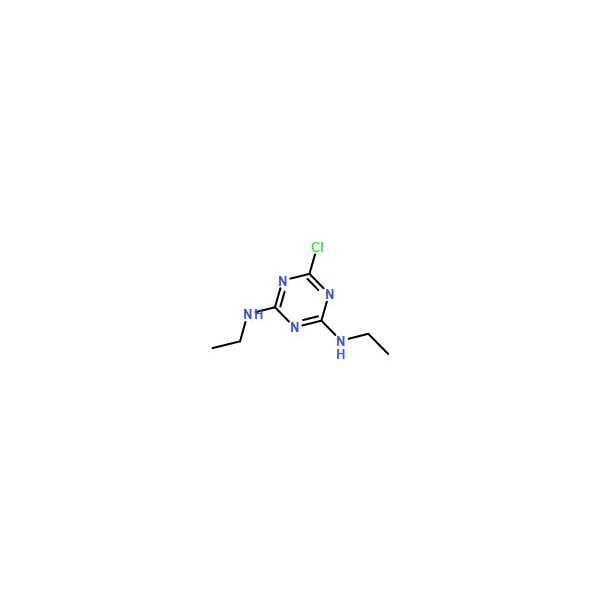 Ak Scientific 2-Chloro-4, 6-bis(ethylamino)-1, 3, 5-triazine (25g), CAS 122-34-9 O396-25g - main