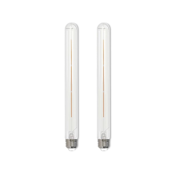 Bulbrite 40-Watt Equivalent T9 Clear Dimmable Edison LED Light Bulb Warm White, 2PK 861365 - main