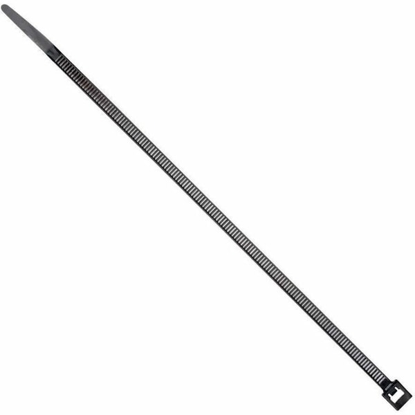 Dottie Cable Tie, 4 in L, 1.85 in Max Bundle Dia., Black, Nylon 6/6, 18 lb Strength, 100 PK DT4B - main
