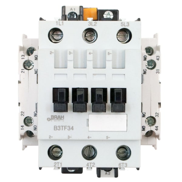 Brah Electric , Replacement 32A 600V 3P with 480VAC Coil for World Series Contactor 3TF3422-0AV0 B3TF3422-0AV0 - main