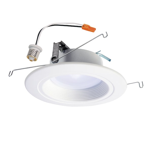 Halo RL56 Series Matte White 5/6 in. W LED Retrofit Recessed Lighting 7.6 W RL56069FSD2W1EW - main