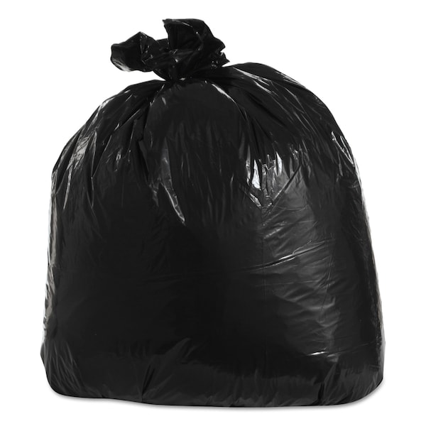 Trinity Plastics 33 gal Trash Bags, 33 in x 39 in, Heavy-Duty, 1.25 mil, Black, 100 PK 100428 - main