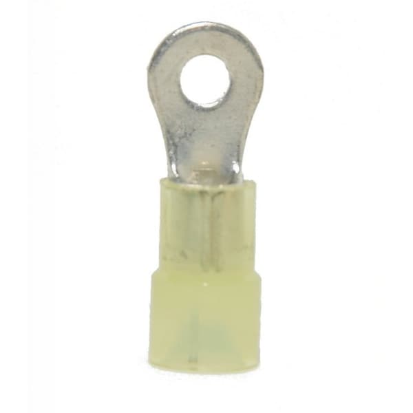 Hillsdale Terminal Ring Terminal, #6 Stud Size, 10 AWG, Nylon Insulated, 1000 PK 50210BZN - main