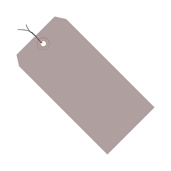 Partners Brand Shipping Tags, Pre-Wired, 13 Pt., 6 1/4" x 3 1/8", Gray, PK1000 G11083F - main