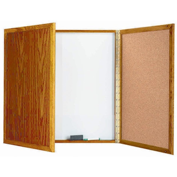Aarco Enclosed Melamine Planning Board, 36''X36''Wx3''D OP-36 - main