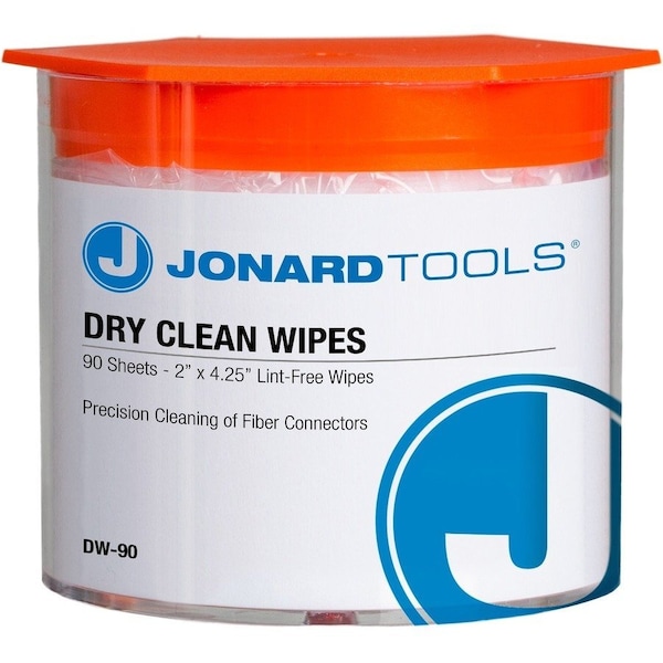 Jonard Tools Cleaning Wipes, Flat Box, White DW-90 - main