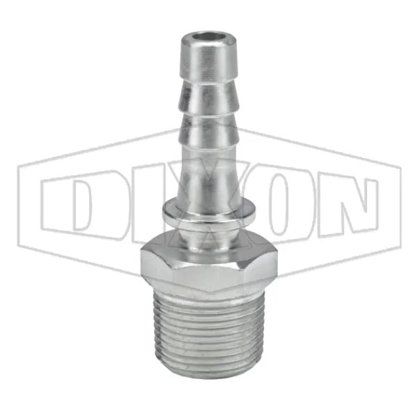 Dixon MS8X 12 Boss Hose Stem, 3/4 x 1/2 in, MNPT x Hose Shank, Steel, Domestic MS8X12 - main