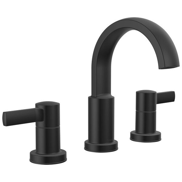 Delta Albion Two Handle Widespread Bathroom Faucet Matte Black 35855LF-BL - main