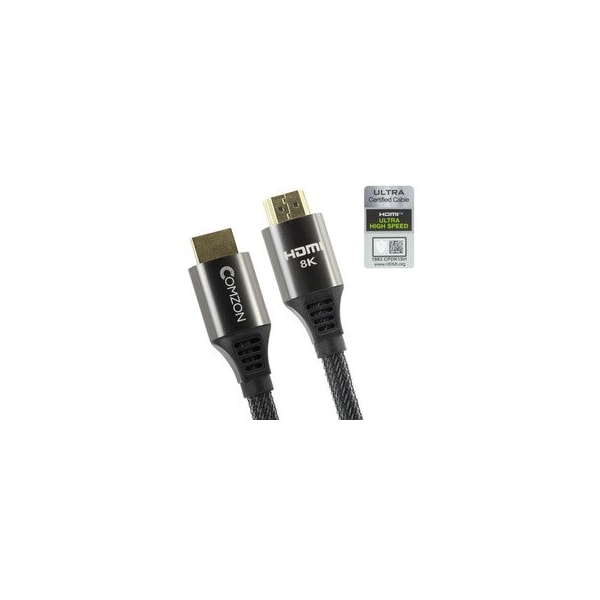 Cable Wholesale Comzon 10K/8K/4K 48Gbps Ultra-High-Speed Certified HDMI Cable, 4K120 / 8K60 / 10K, HDMI-A Male, C2001 - main