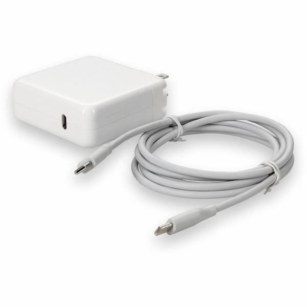 Add-On 6FT APPLE COMPUTER MRW22LL/A COMPATIBLE 60W 20V AT 4.25A WHITE USB-C LAPTO MRW22LL/A-AA - main
