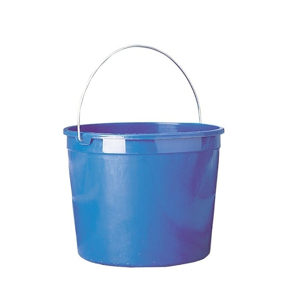 Encore Plastics Paint Pail with Handle, 2.5 qt, Plastic, Blue 1044370 - main