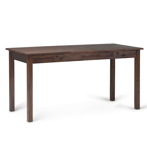 Homeroots 60" Brown Wood Computer Desk 640679 - main