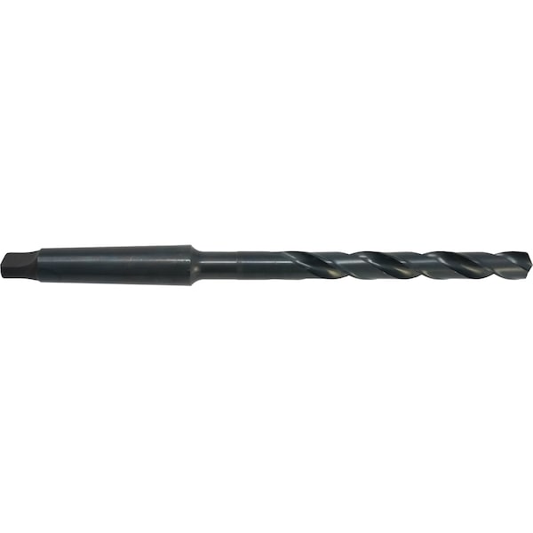 Cleveland 118 Degree Taper Shank Taper Length Drill Cleveland 2410 Steam Oxide HSS RHS/RHC 1-3/16 C12272 - main