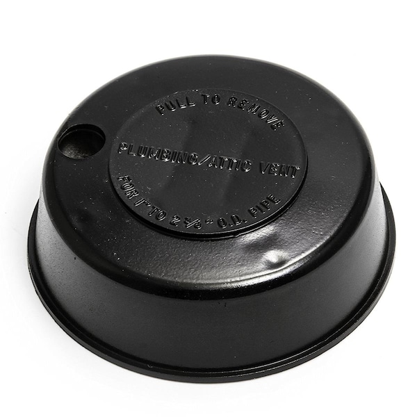 Light House Beauty Plumbing Vent Cap - Black LI349508 - main