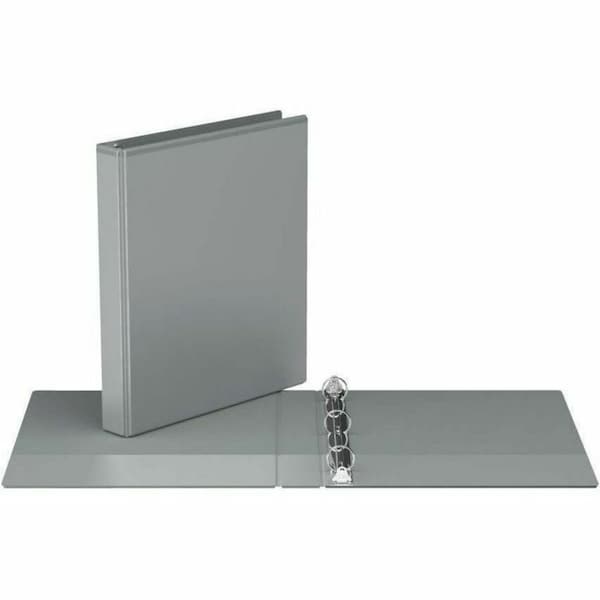 Davis Group Easyview Premium, Round Ring, Customizable, View Binder, (Grey, 1"), PK6 8411-07-06 - main