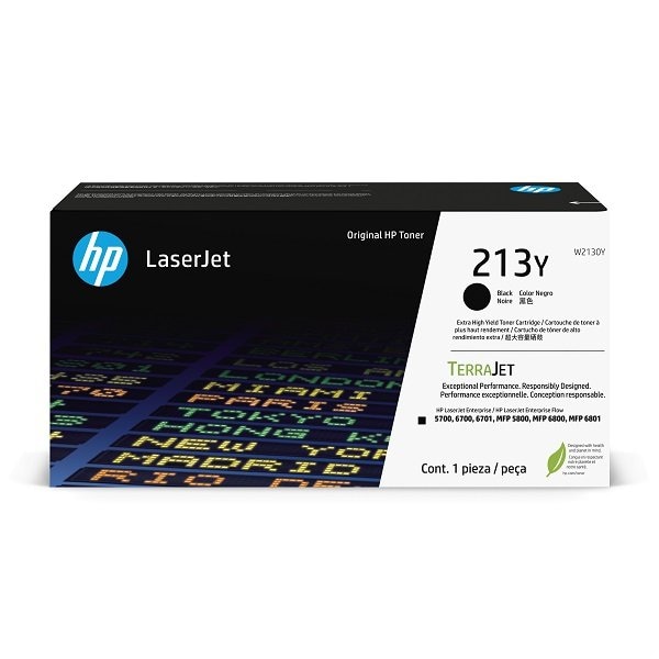Hp 213Y Black Original LaserJet Toner Crtg, 18,000 Yield W2130Y - main