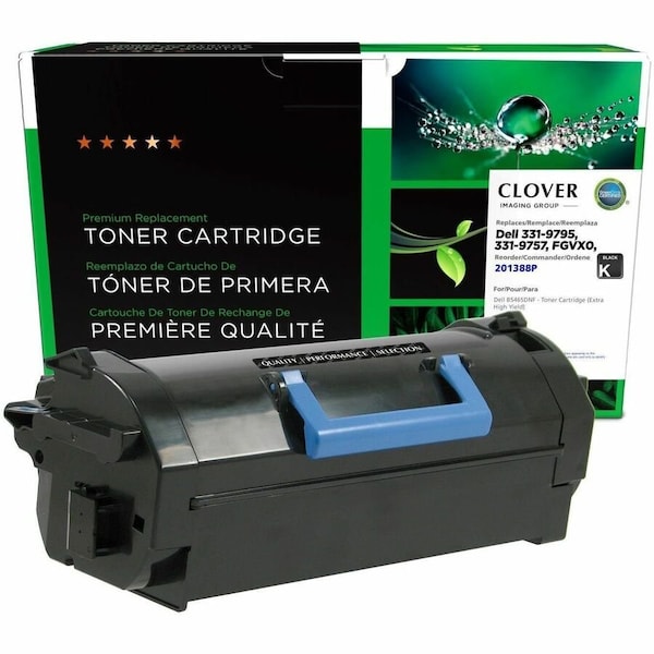 Cig Clover Imaging Remanufactured Extra High Yield Toner Cartridge for Dell B5465 201388P - main