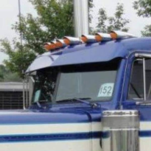 Ilc Repl. For Peterbilt 389 Glider Year 2013 11 To 7In Stainless Steel Mighty Wicked Forward Bowti WZ-EKK8-X - main