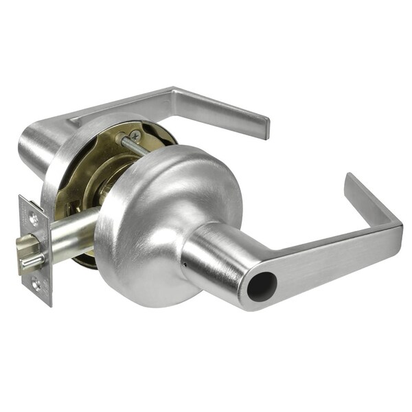 Yale Grade 2 Storeroom/Closet Cylindrical Lock, Augusta Lever, Less Cylinder, Satin Chrome Finish, Non-h AU5305LN LC 626 - main