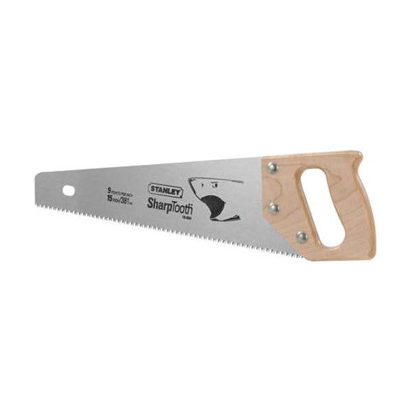 Stanley SharpTooth Saw with Wood Handle 15", Resharpenable 15-334 - main