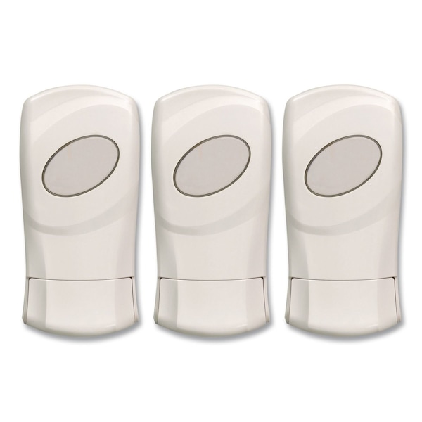 Dial FIT Universal Manual Dispenser, 1.2 L, 4 x 5.13 x 10.5, Ivory, 3PK 16656 - main