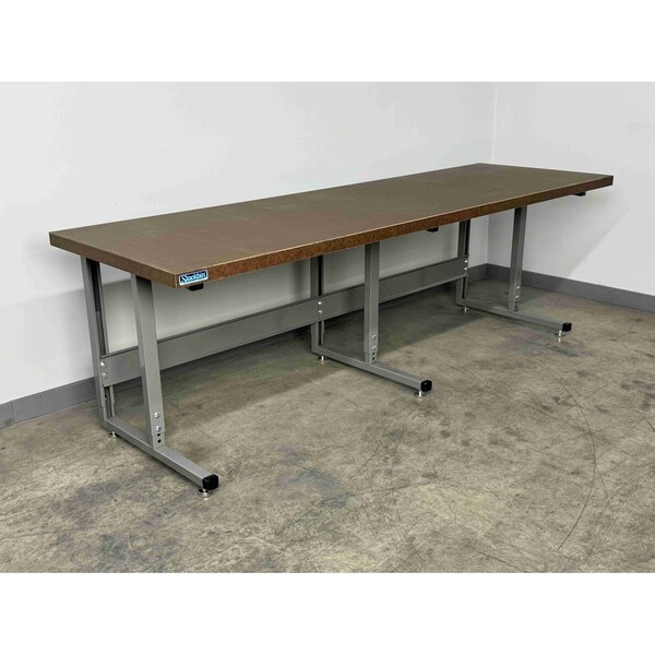 Stackbin Bolted Workbenches, 96"W, Adj. H, 1000lb H9636-2011-GY - main
