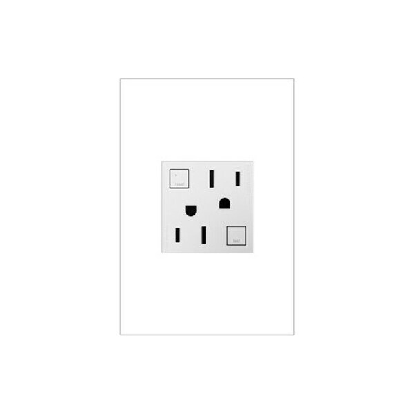 Pass & Seymour 15A WHT Tamp Res GFCI AGFTR2152W4 - main